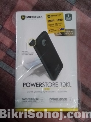 Micropack 10000mah 15watt powerbank